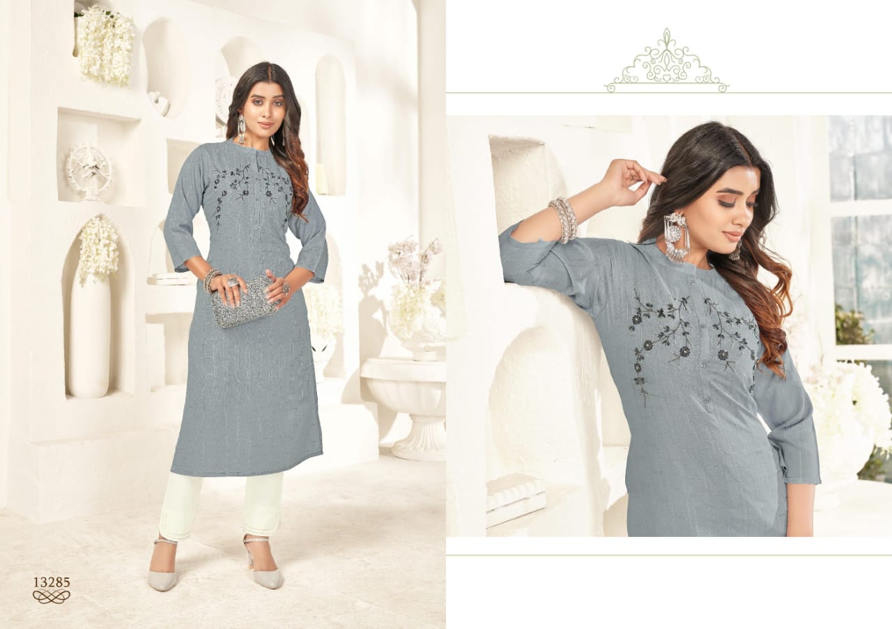 Kalaroop Elisa By Kessi Designer Kurtis Catalog
